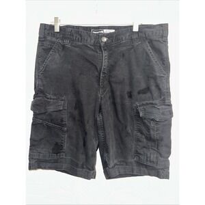 Carhartt Shorts, Men's Size‎ 36, Black, Relaxed Fit, Cargo Shorts